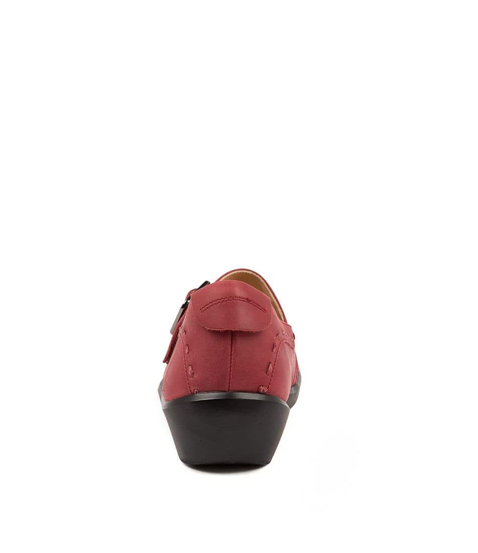 Women Ziera Angel (Wide) Mary Janes Dark Red | Z-276894