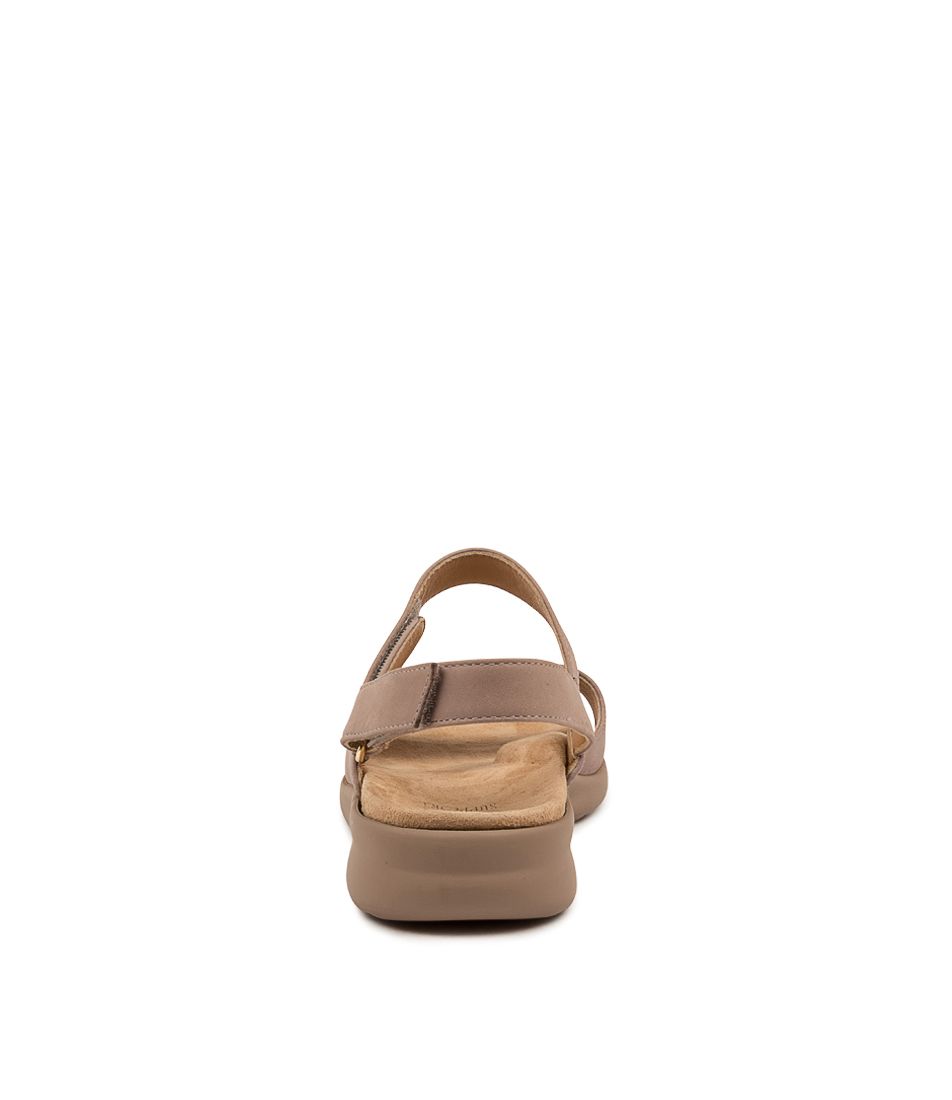 Women Ziera Benji (Wide) Sandals Grey Brown / Grey Brown | Z-069158