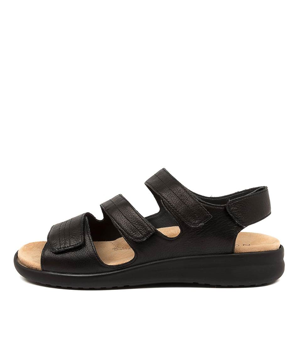 Women Ziera Bonny (Extra Wide) Sandals Black | Z-409318