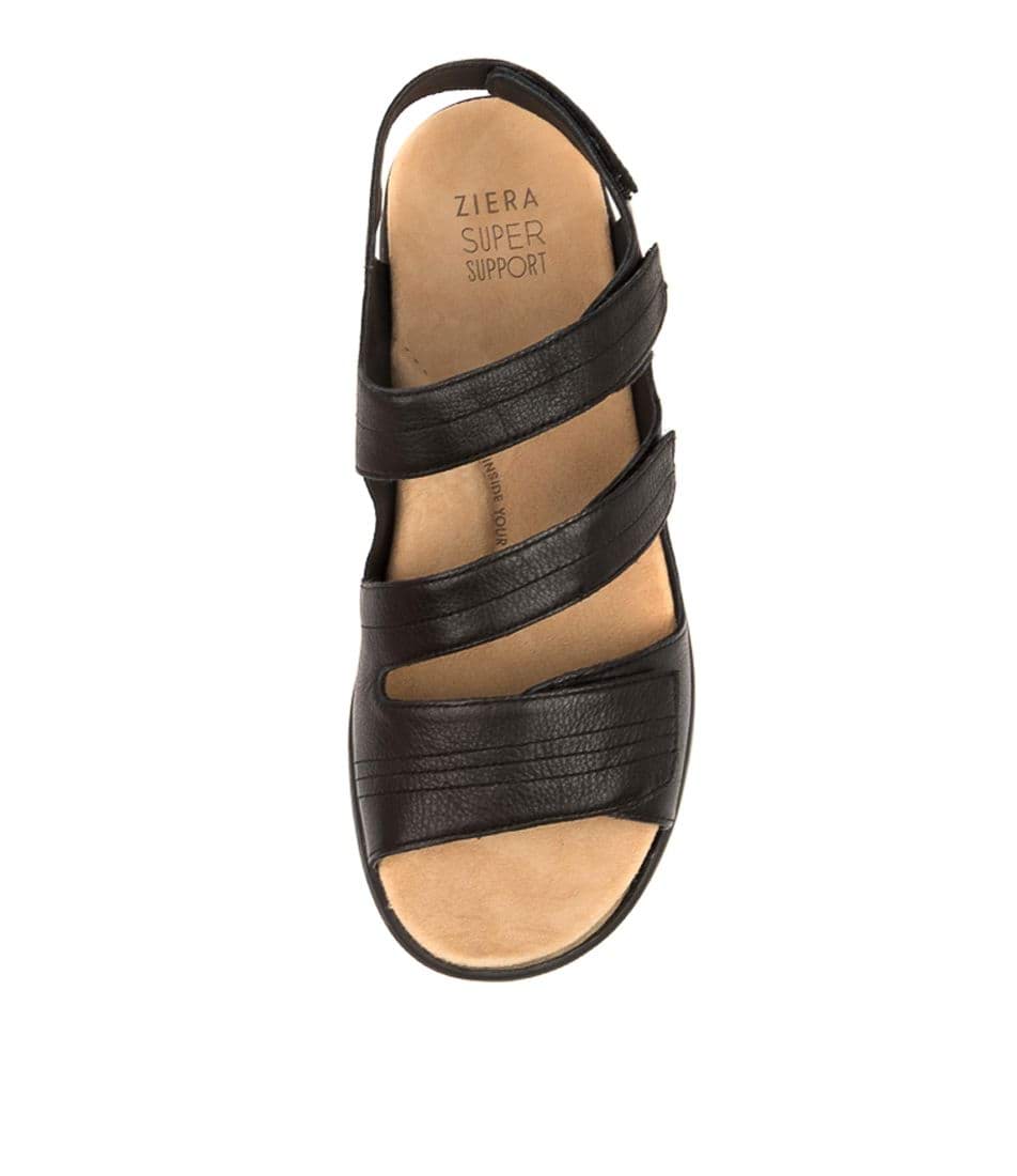 Women Ziera Bonny (Extra Wide) Sandals Black | Z-409318