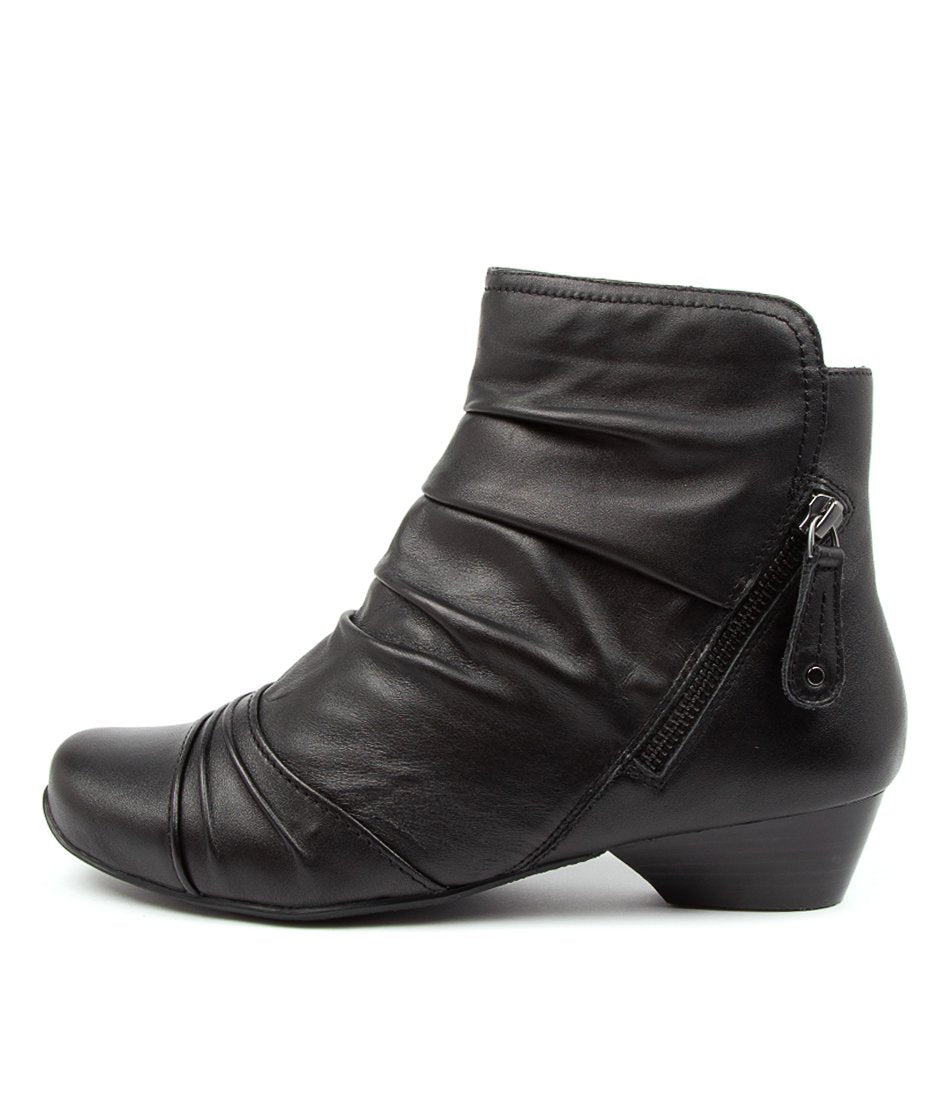 Women Ziera Camryn (Extra Wide) Boots Black | Z-596037