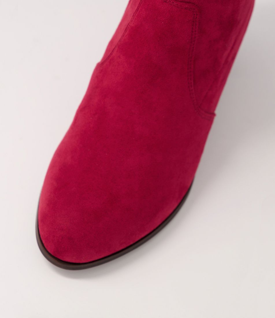 Women Ziera Genevey (Wide) Boots Red | Z-294503