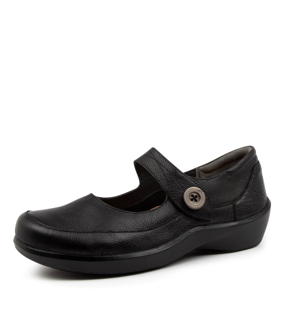 Women Ziera Gloria (Extra Wide) Mary Janes Black | Z-029176