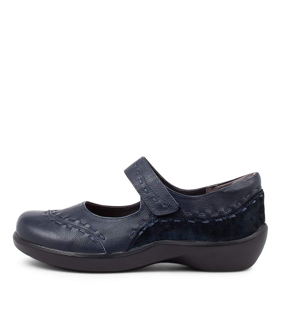 Women Ziera Gummibear (Extra Wide) Mary Janes Navy | Z-476052