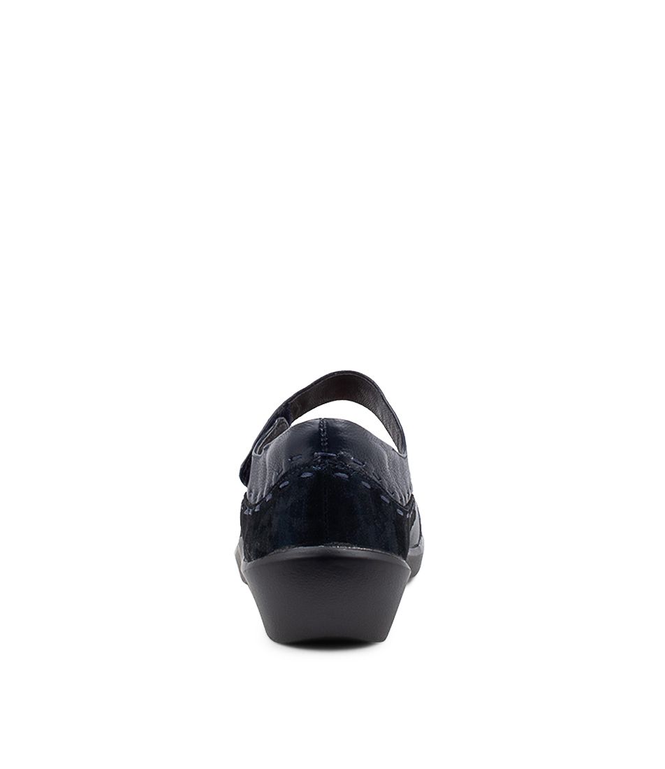 Women Ziera Gummibear (Extra Wide) Mary Janes Navy | Z-476052