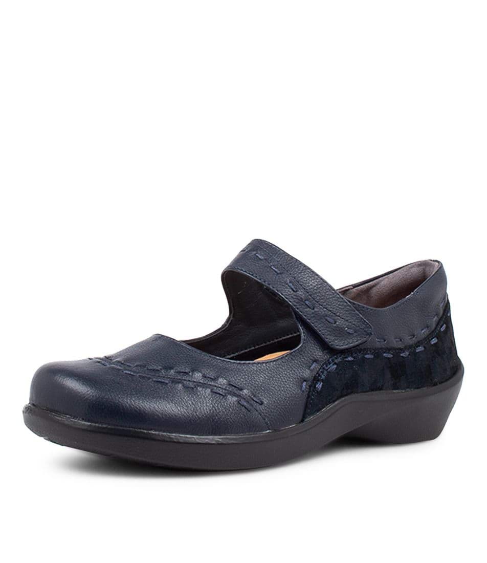 Women Ziera Gummibear (Wide) Mary Janes Navy | Z-607915