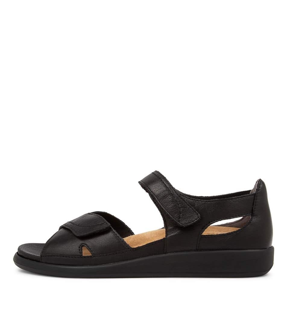 Women Ziera Ians (Wide) Sandals Black / Black | Z-024391