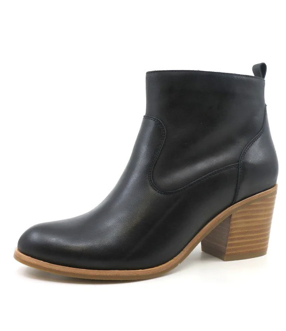 Women Ziera Landins (Wide) Boots Black / Beige | Z-302745