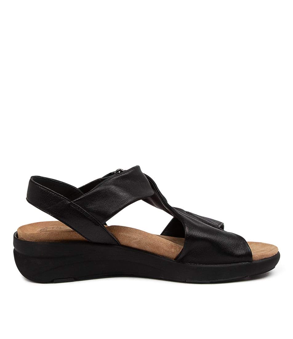 Women Ziera Nazley (Wide) Sandals Black / Black | Z-359128