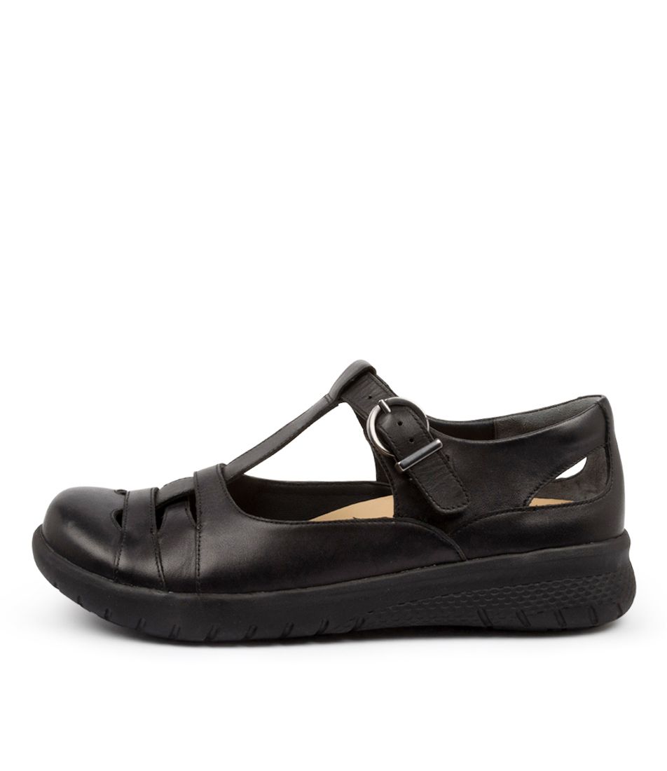 Women Ziera Skipper (Extra Wide, Adjustable Fit) Mary Janes Black | Z-945203