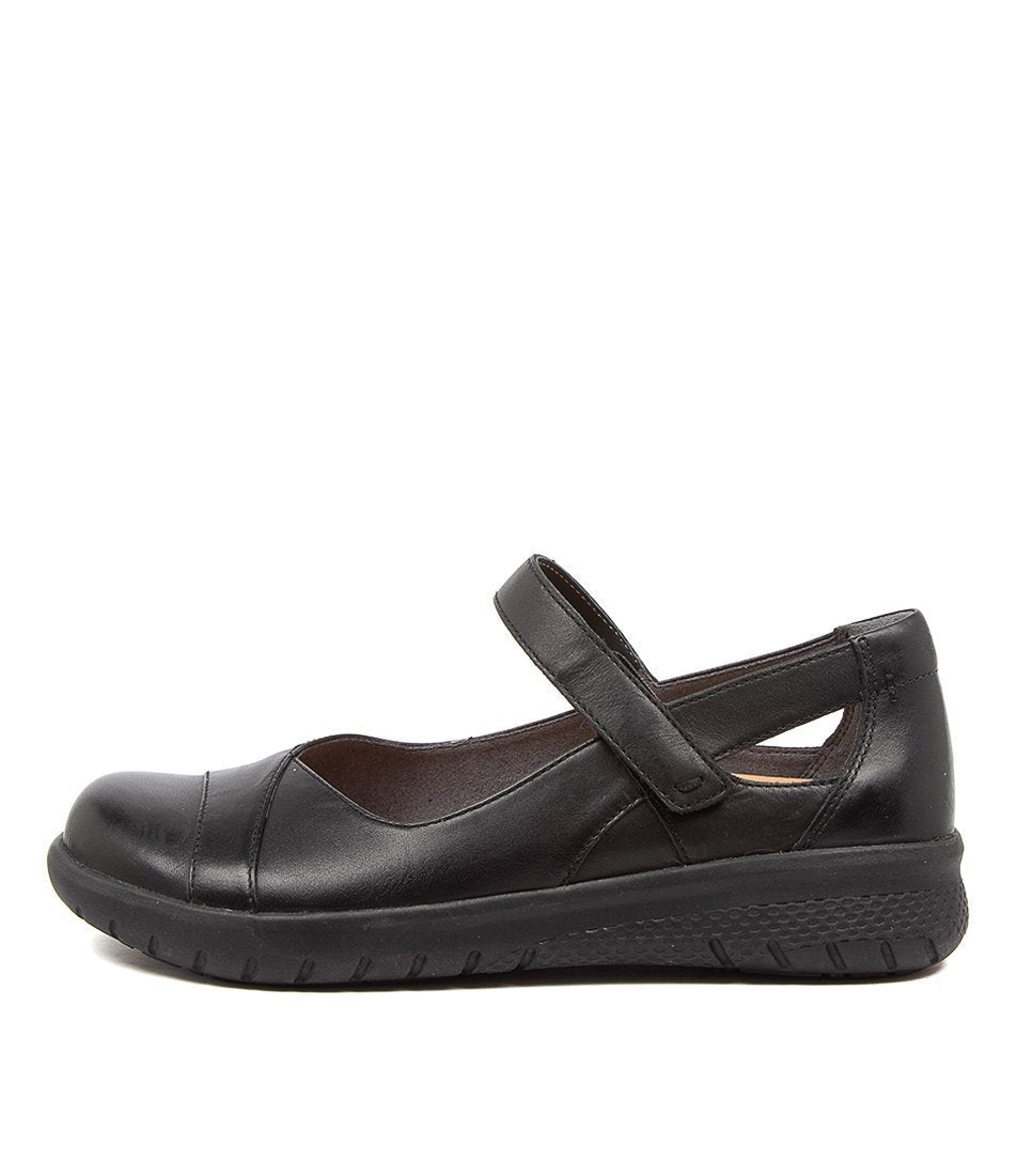 Women Ziera Sofia (Extra Wide, Adjustable Fit) Mary Janes Black | Z-964570