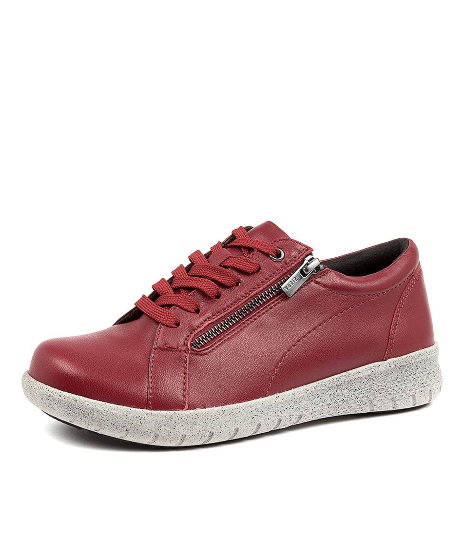 Women Ziera Solar (Extra Wide, Adjustable Fit) Sneakers Red | Z-798415