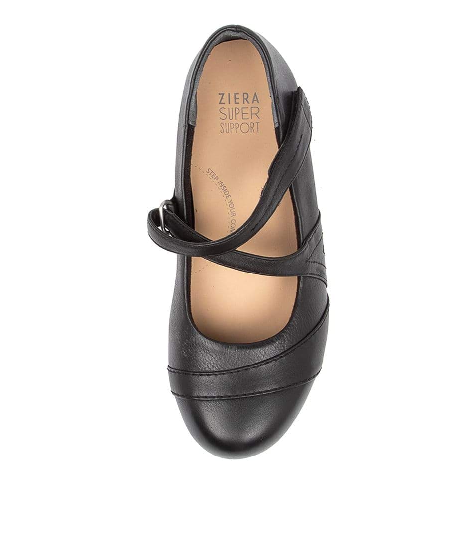 Women Ziera Xray (Wide) Mary Janes Black | Z-593782