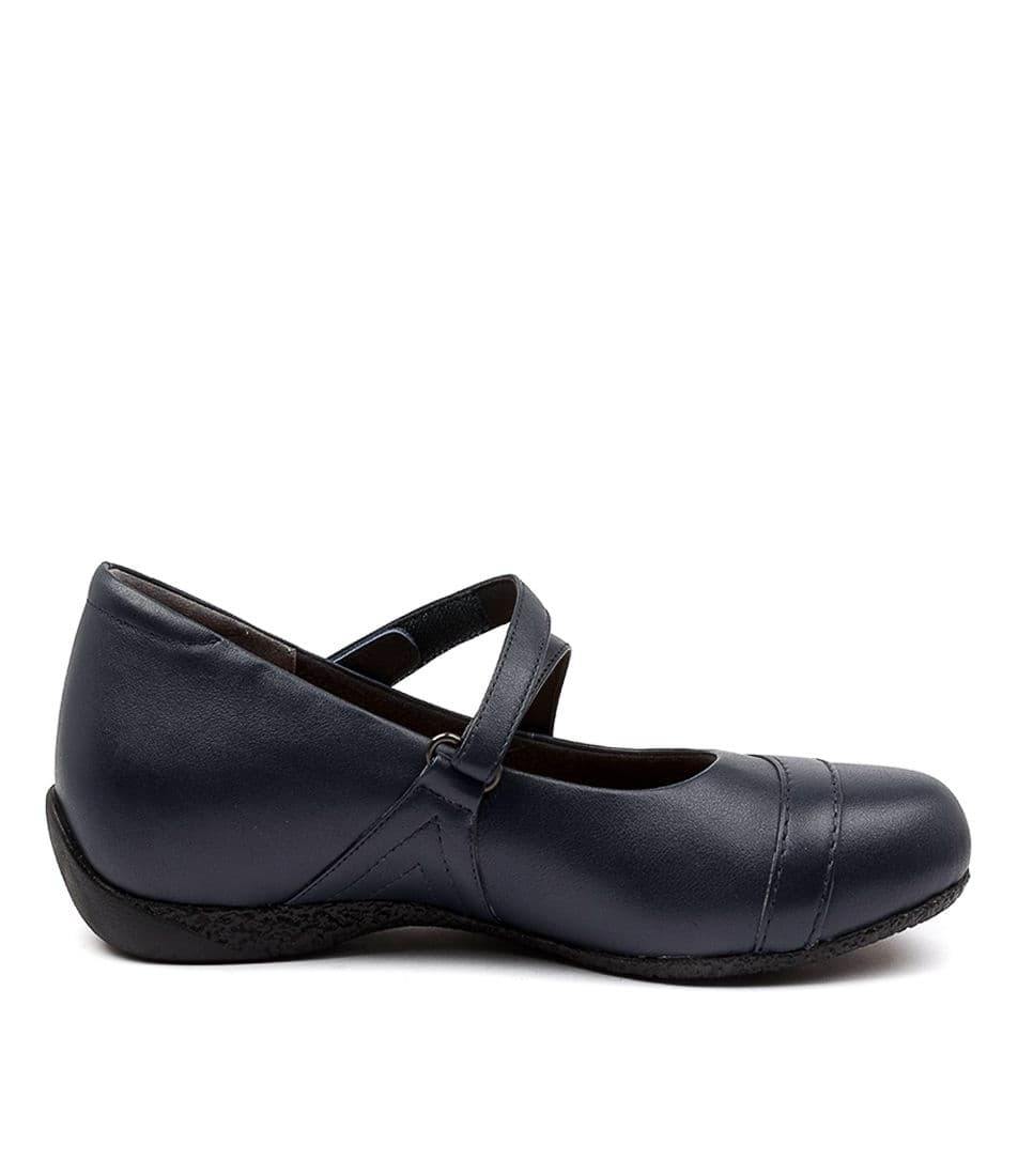 Women Ziera Xray (Wide) Mary Janes Navy | Z-439851